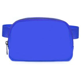 Sport Fanny Pack Unisex Waist Pouch Belt Bag Purse Chest Bag for Outdoor Sport Travel Beach Concerts Travel 20.86in-35.03in Waist Circumference (Color: NavyBlue)